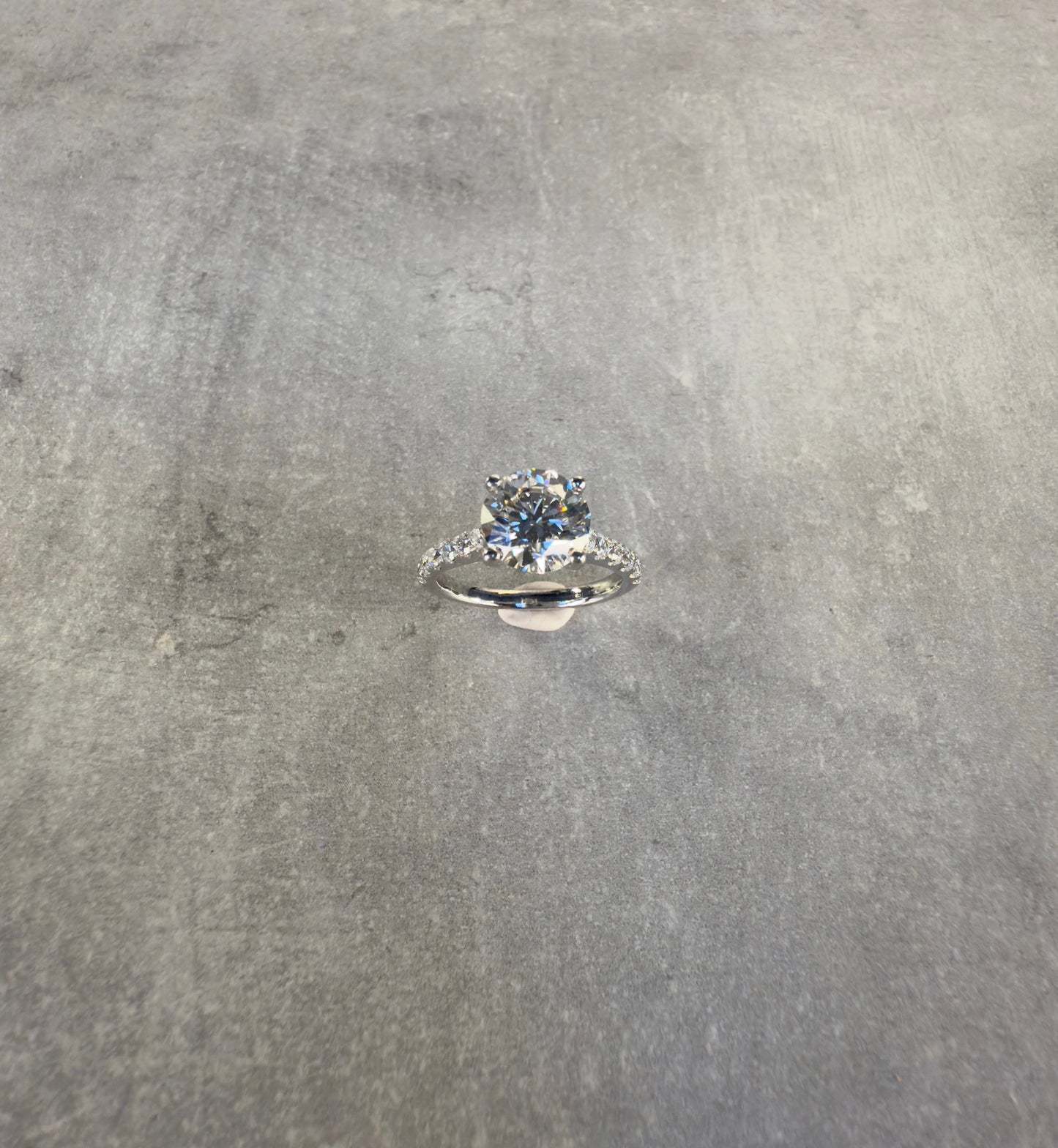 2ct 'Zora' Platinum Diamond Set Solitaire Ring