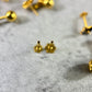Gold Essential Sphere Stud – Choice of Sizes