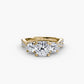 Three-Stone with Pavé Band 2