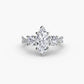 Three-Stone with Pavé Band 2