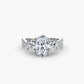 Three-Stone with Pavé Band 2