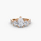 Three-Stone with Pavé Band 2