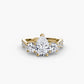 Three-Stone with Pavé Band 2