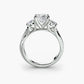 Three-Stone with Pavé Band 2