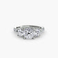 Three-Stone with Pavé Band 3