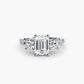 Three-Stone with Pavé Band 3