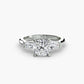 Three-Stone Ring (Baguette Side Stones)