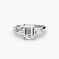 Three-Stone Ring (Baguette Side Stones)