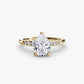 Solitaire with Shoulder Accents