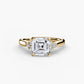Solitaire with Cluster Shoulders 2
