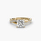The Emerald Twist Pavé Ring