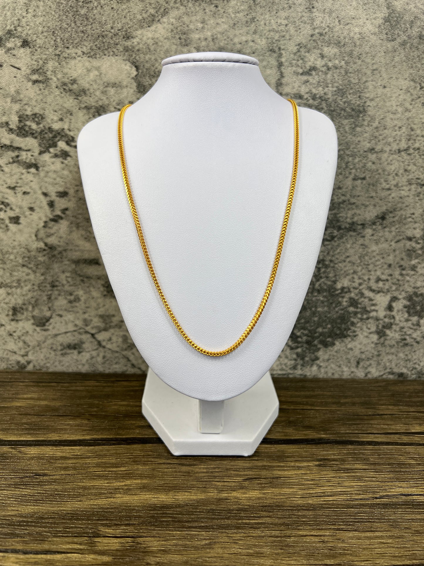 Foxtail Chain - 22ct Yellow Gold ( Choose your length )