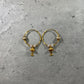 Bali/Hoops - 22ct Yellow Gold & Rhodium -