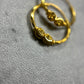 Small Bali/Hoops - Double Ball Style -  22ct Yellow Gold